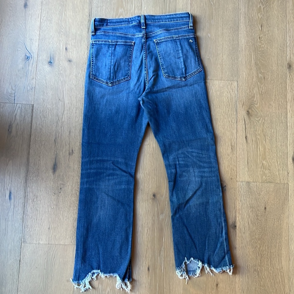 Rag and Bone Nina High Rise Ankle Flare Jeans, Sz 29 - Picture 4 of 7